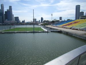 Also a floating soccer field.