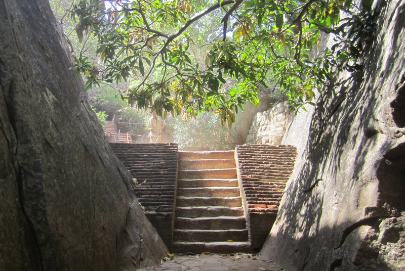 Steps up to Sigiria
