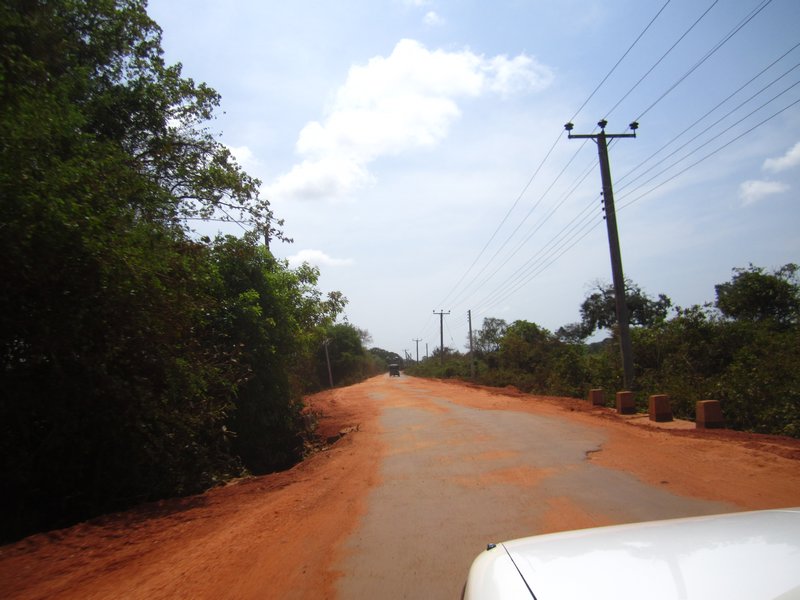 A good section of road between Anuradhapura and Trinco