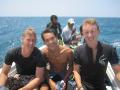 Diving with our beach friends