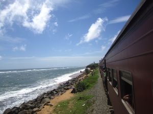 Train from Galle to Colombo