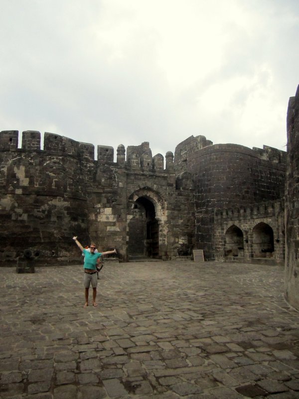 Daulatabad fort courtyard