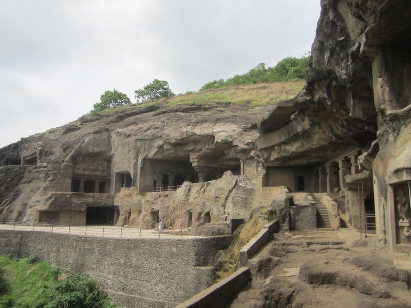 The buddhist side of the Ellora caves