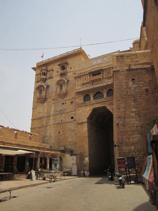 The main gate to the fort in Jaisalmer