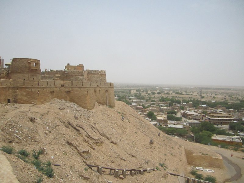 View of the ramparts of the fort