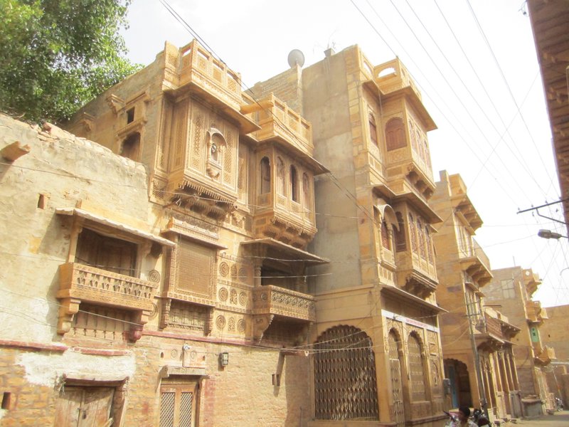 Typical Jaisalmer street scene
