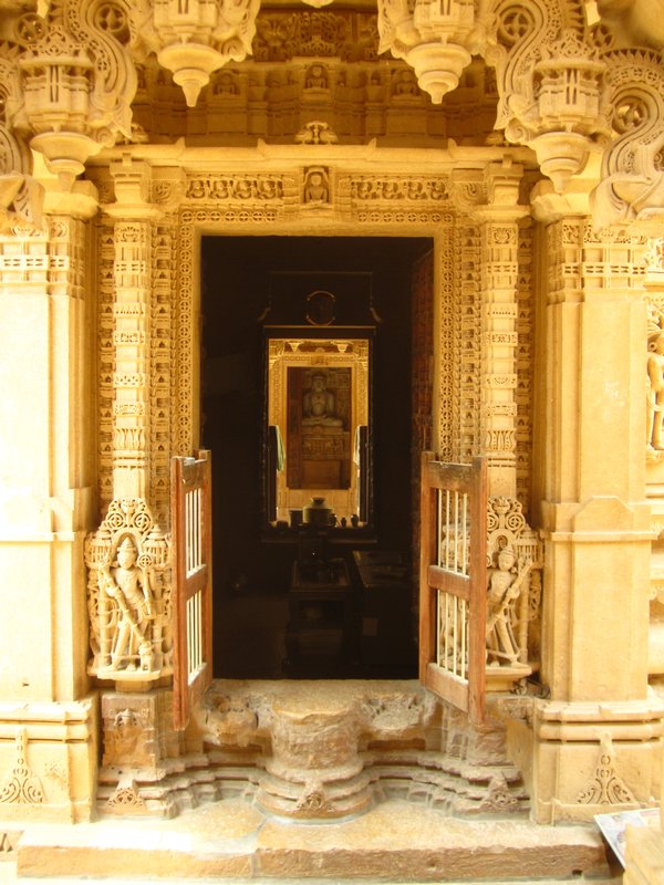 Jain temple sanctuary