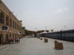 The Jaisalmer train station