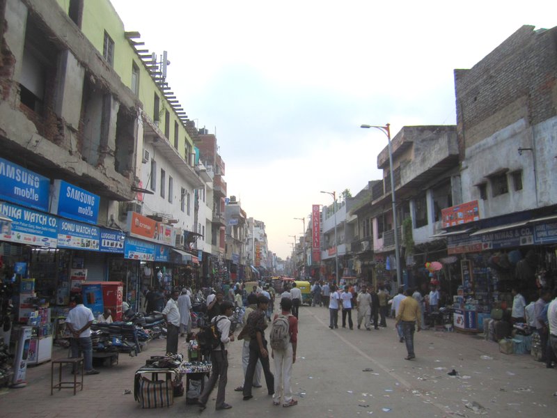 The Main Bazaar in Old Delhi 