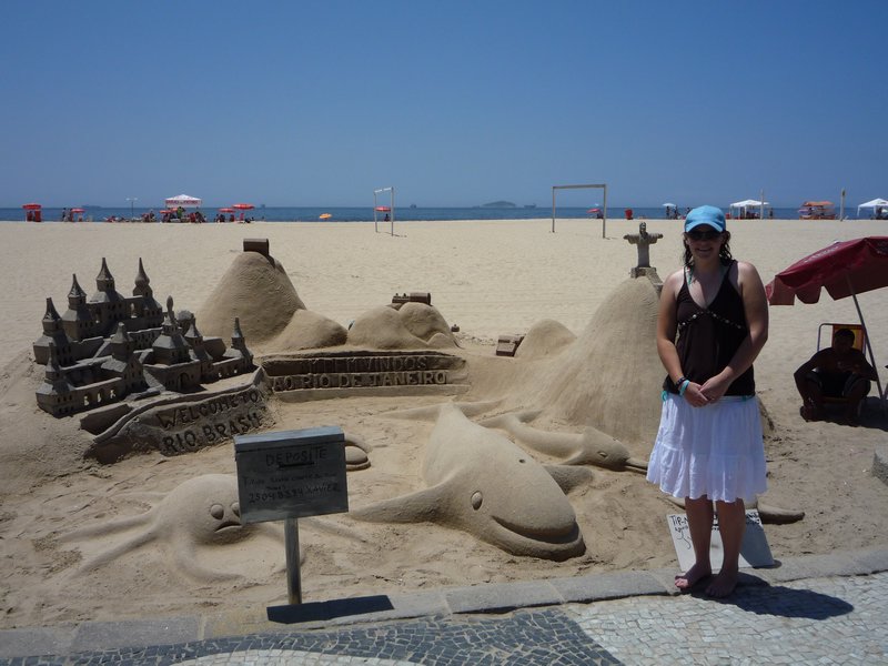 Copacabana Sand Statue