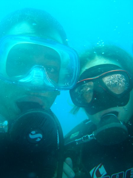 Don and me diving in Kendwa