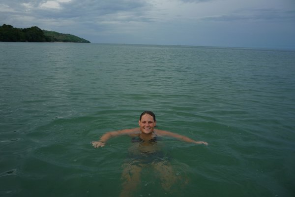 Me in Lake Malawi