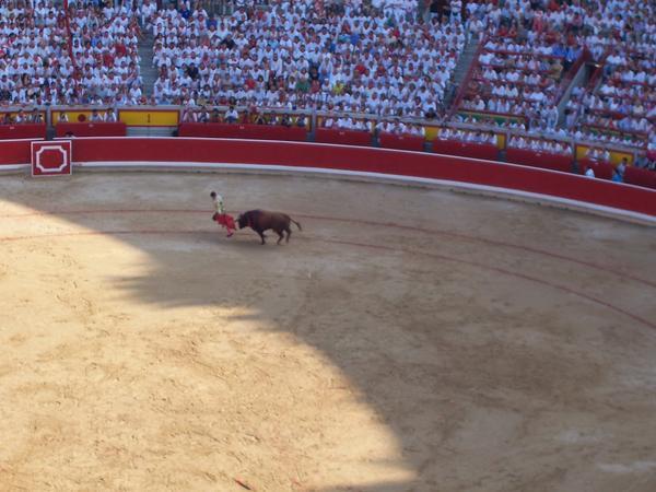 Bullfight in Pamplona