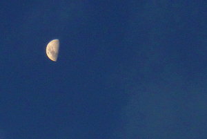 Half Moon over Queenstown