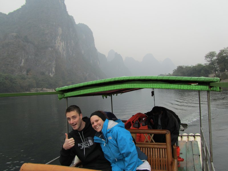 Bamboo boat ride