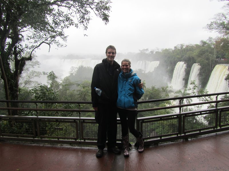 Our first look at Iguazu falls