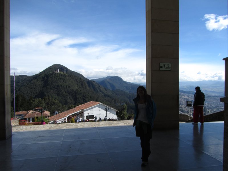 View of Bogota from the church