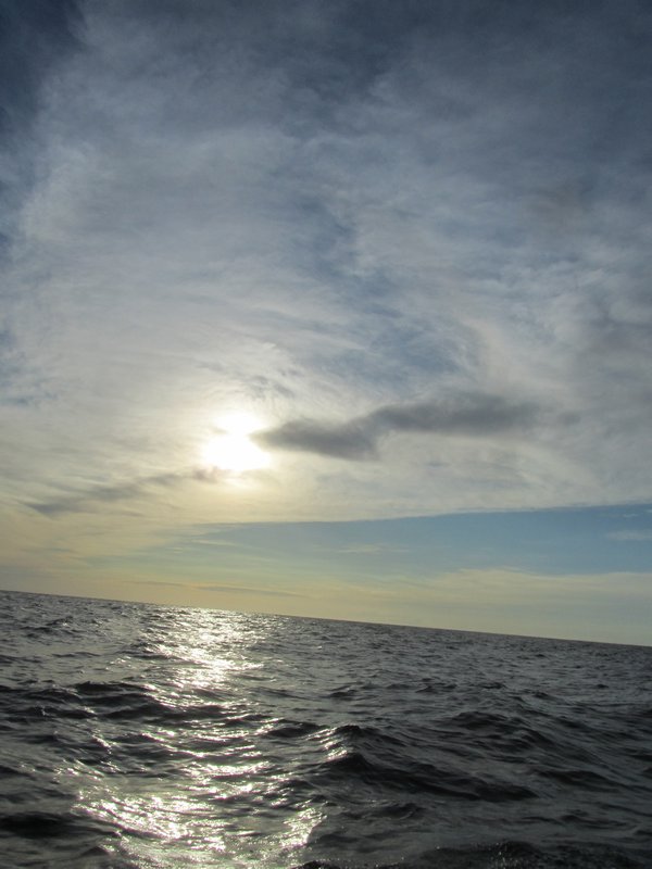 View from the scuba boat
