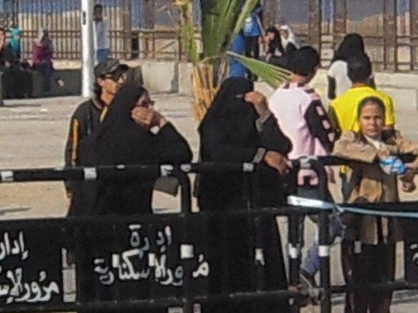 Woman in Niqab at Qait Bey