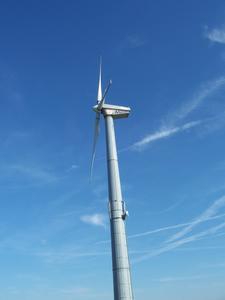 A Single Modern Windmill