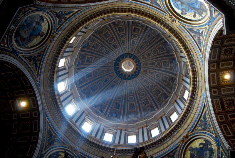 Basilica ceiling.