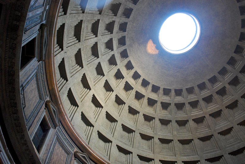 Pantheon ceiling.