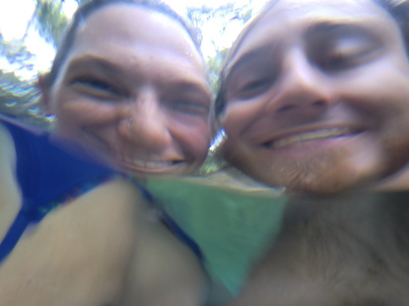 Fun with the underwater camera.