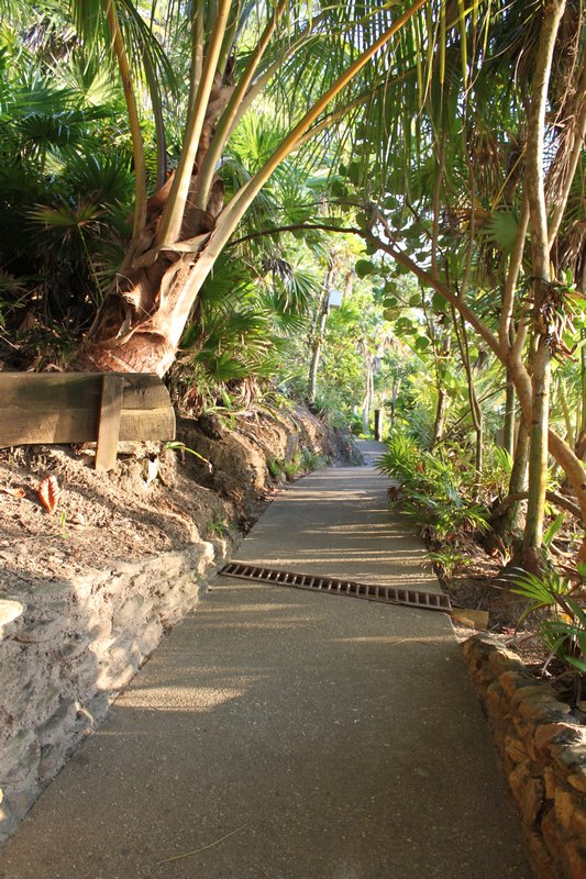 The pathway up to our room.