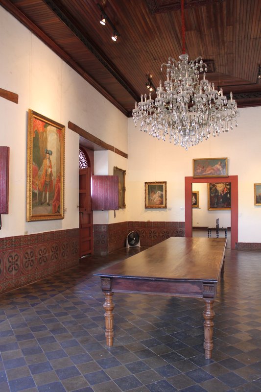 Inside the Museo Fundacion Ortiz