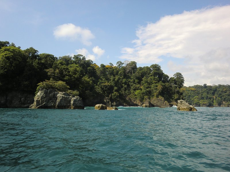View from the boat of Corcovado