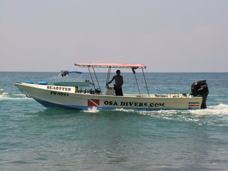 Our dive boat.