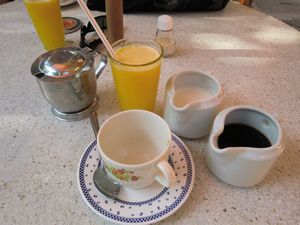 Coffee & Fresh Juice for Breakfast