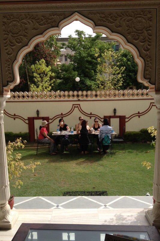 Breakfast at Krishna's Palace