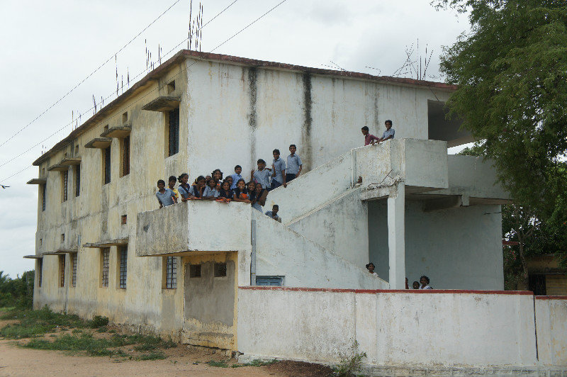 School children in the village