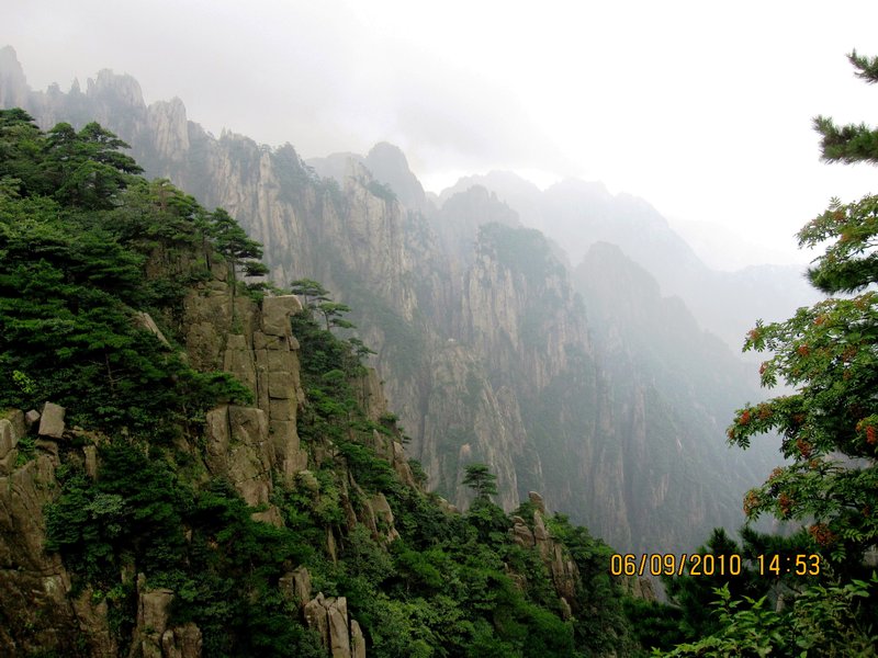 Huangshan, Yellow Mountain, Rock Formation, Chinese Mountain 1.22s