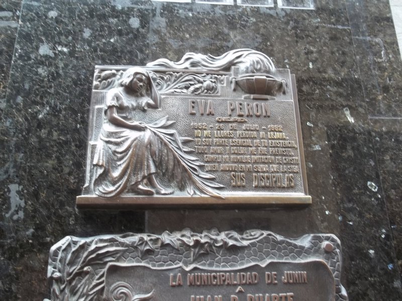 Eva's grave
