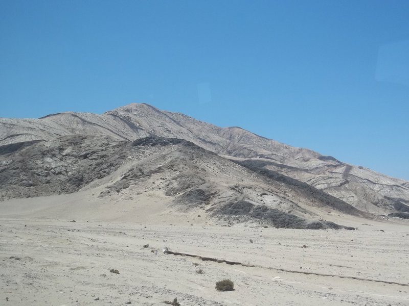 The desert from the bus...