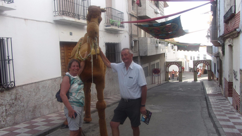 Us with a stuffed camel!