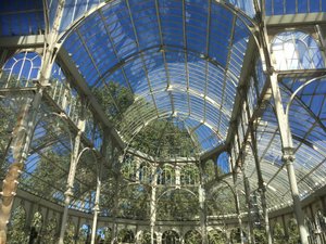 Inside the Palacio de Cristal