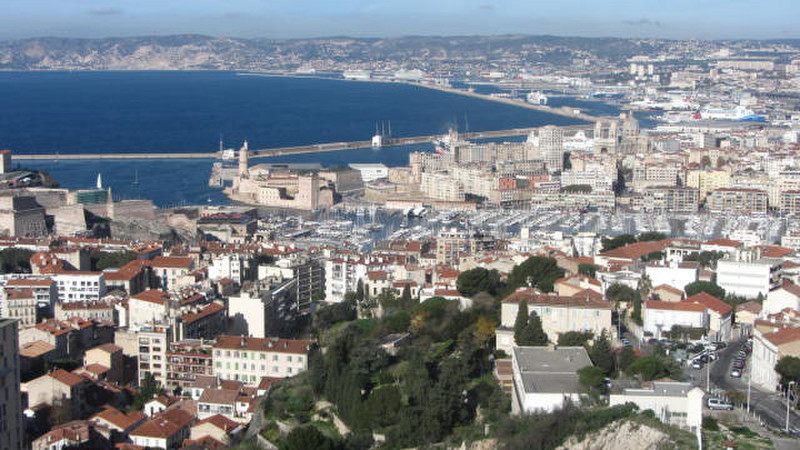 View of the Cathedral from Notre dame de la Garde