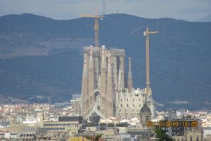 Unfinished cathedral at Barcelona