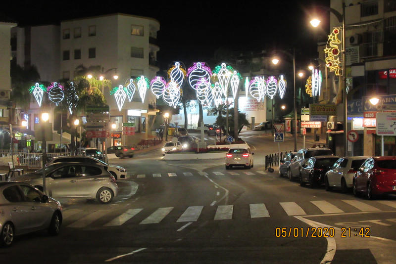 Christmas decorations in Alhaurin