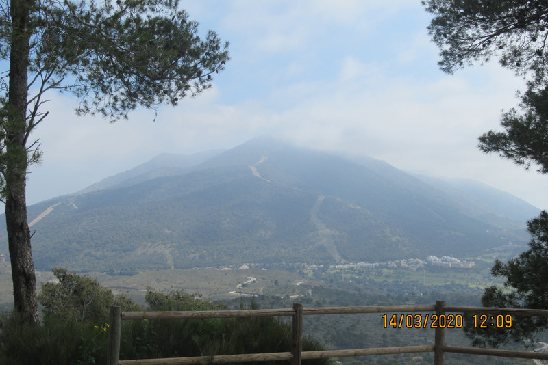 Alhaurin Mountain from Cerro Alaminos