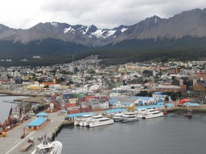 Our first view of Ushuaia