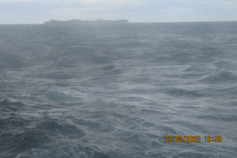 Rough Seas and Magdelena Island