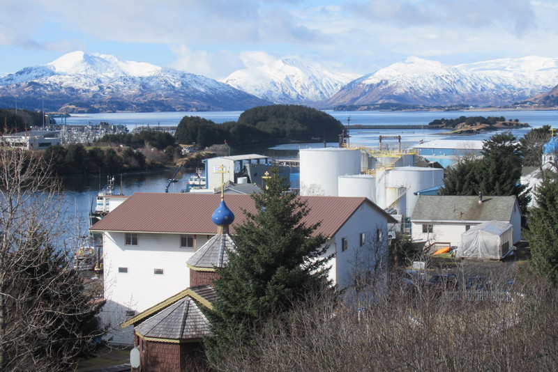 View of Kodiak from the bridge