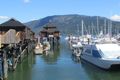 Houses on stilts at Cowichan Bay