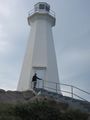 Chris at the First Lighthouse, Cape Spear