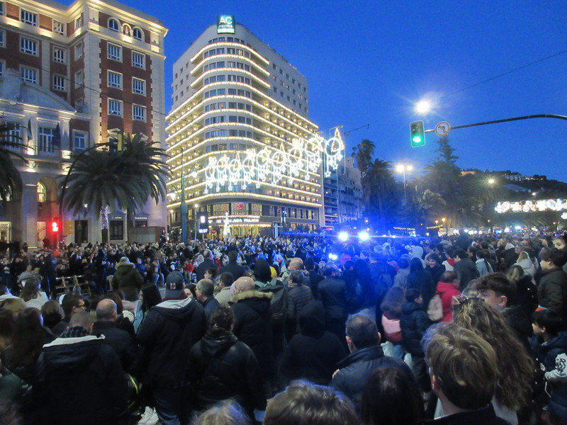 Waiting for The Three Kings in Malaga