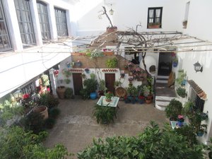 Courtyard in the museum at Mijas
